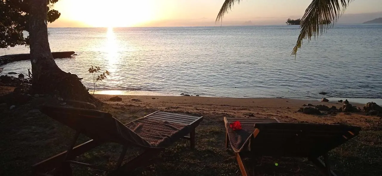 بيت للعطل Raiatea - The Beach House - Plage Sur Le Lagon ! Tevaitoa